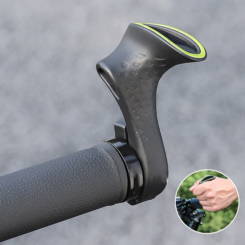 Ergonomic Bicycle Handlebar Grips, Carbon and Nylon Fibre, 120 g, 1 Pair