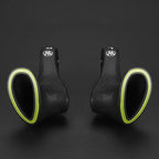 Ergonomic Bicycle Handlebar Grips, Carbon and Nylon Fibre, 120 g, 1 Pair