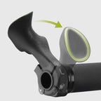 Ergonomic Bicycle Handlebar Grips, Carbon and Nylon Fibre, 120 g, 1 Pair