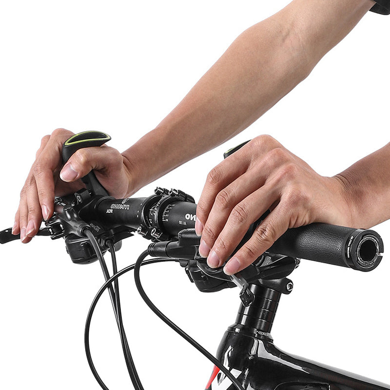 Ergonomic Bicycle Handlebar Grips, Carbon and Nylon Fibre, 120 g, 1 Pair