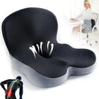 Ergonomic Seat Cushion with Integrated Lumbar Support