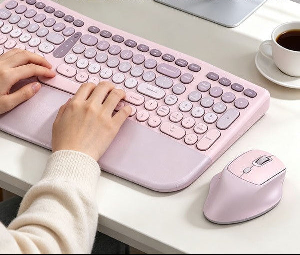 Ergonomic Wireless Keyboard and Mouse Combo