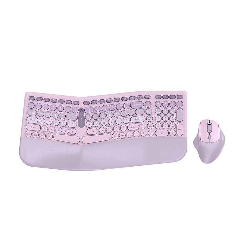 Ergonomic Wireless Keyboard and Mouse Combo