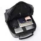 Executive Leather Backpack for Work, Business Meetings and Travel