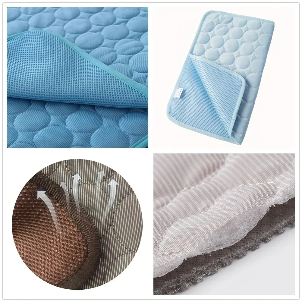 Extra Large Dog Cooling Mat and Blanket for Dogs and Cats, 40 × 30 cm to 150 × 100 cm
