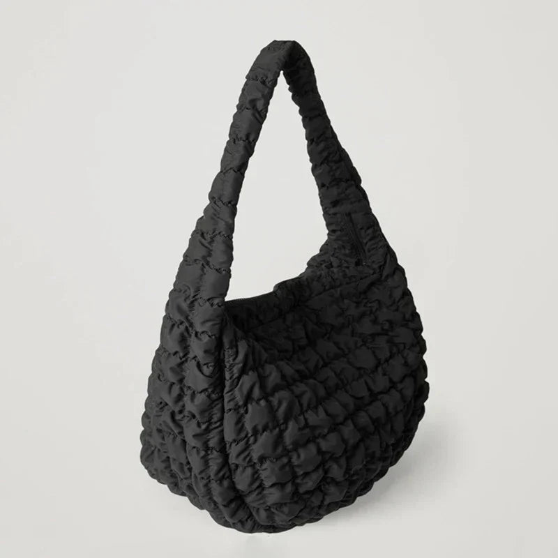 Extra-Large Quilted Nylon and Polyester Shoulder Bag, 48 × 35 × 18cm