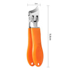 Extra-Wide Stainless Steel Nail Clipper with 15 mm Jaw