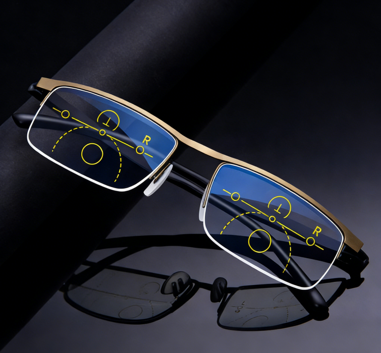 HD Anti-Blue Light Glasses - PC Lenses, Stainless Steel Frame, view 6