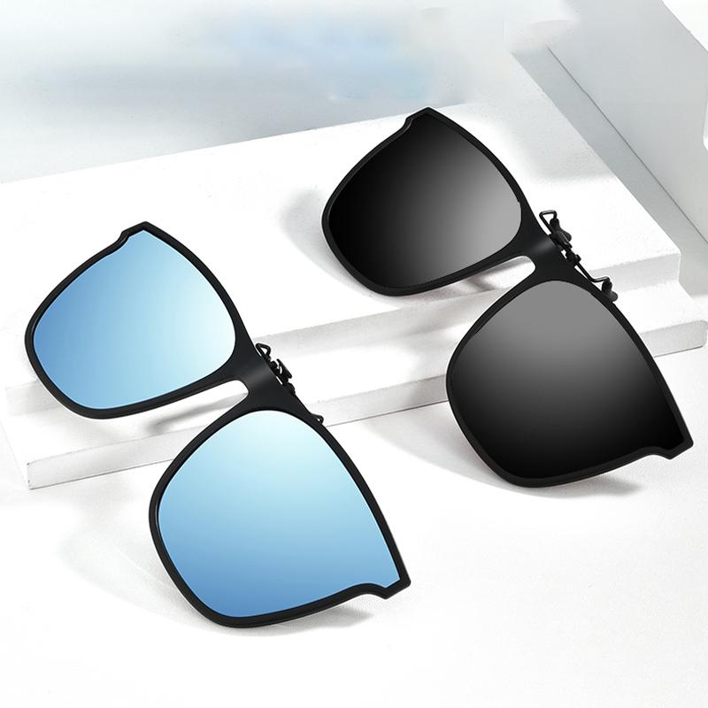 Polarised Clip-On Flip-Up Sunglasses - UV400 TAC Lens, Alloy Frame, view 8