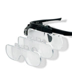 Portable Wearable LED Magnifying Glasses - Rechargeable, Scratch-Resistant, view 3