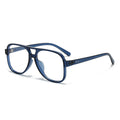 Men's Oversized Transparent Square Glasses - Bold Square Frame, view 11