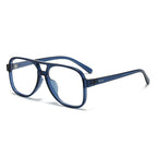 Men's Oversized Transparent Square Glasses - Bold Square Frame, view 11