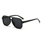 Men's Oversized Transparent Square Glasses - Bold Square Frame, view 2