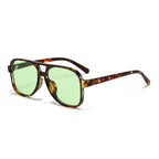 Men's Oversized Transparent Square Glasses - Bold Square Frame, view 4