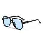 Men's Oversized Transparent Square Glasses - Bold Square Frame, view 7