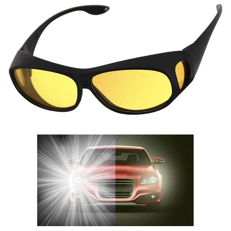 Anti-Reflective Night Vision Glasses for Driving - Fits Over Prescription Glasses, view 12