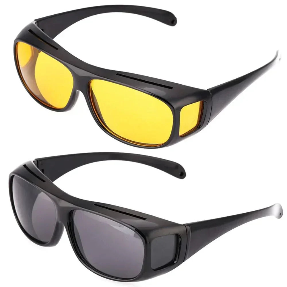 Anti-Reflective Night Vision Glasses for Driving - Fits Over Prescription Glasses, view 6