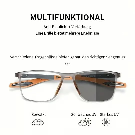 Bifocal Phototropic Glasses for Reading and Outdoor Use - UV400, view 5