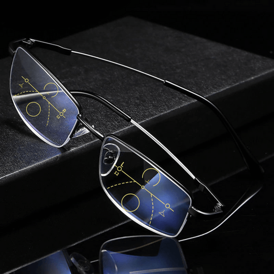 Intelligent Progressive Glasses - Automatic Field of Vision, Blue Light Filter