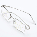 Progressive Glasses for Clear Vision - Polycarbonate Lens, Metal Alloy Frame, view 2