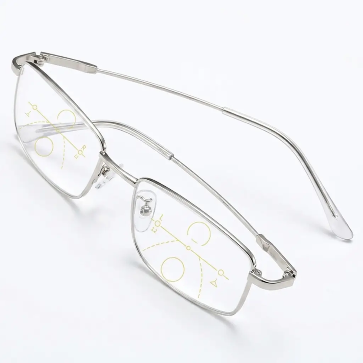 Progressive Glasses for Clear Vision - Polycarbonate Lens, Metal Alloy Frame, view 2