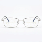Progressive Glasses for Clear Vision - Polycarbonate Lens, Metal Alloy Frame