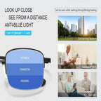 Frameless Smart Zoom Reading Glasses - Lightweight PC, for Reading and Work, view 5
