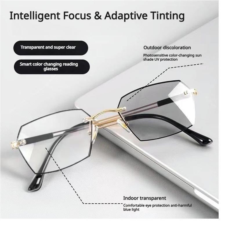 Frameless Smart Zoom Reading Glasses - Lightweight PC, for Reading and Work, view 8