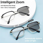 Frameless Smart Zoom Reading Glasses - Lightweight PC, for Reading and Work
