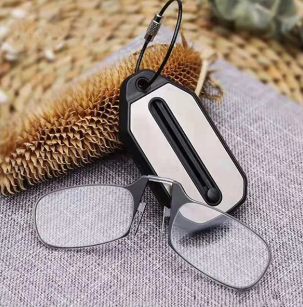 Portable Reading Glasses for Travel - Keychain Case, Shatterproof, view 3