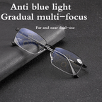 Titanium Progressive Reading Glasses - Multifocal, Anti-Blue Light Lenses, view 6
