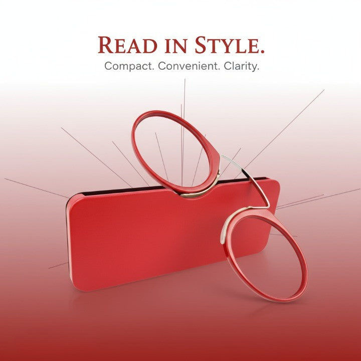 Ultra Thin Portable Reading Glasses - Acetate Frame, Acrylic Lenses, view 3