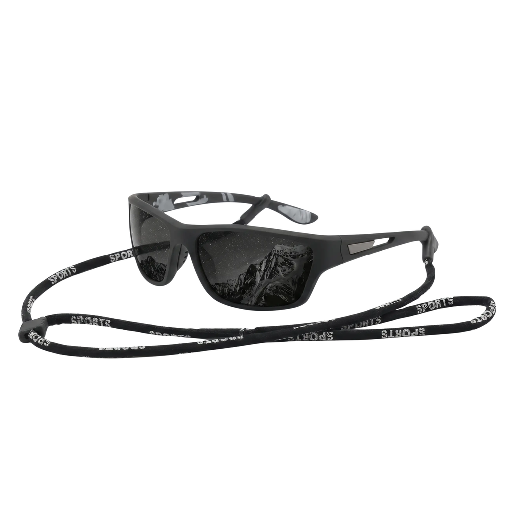 Polarised Sports Sunglasses for Outdoor Activities - UV Protection, Neck Strap, view 5