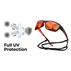 Polarised Sports Sunglasses for Outdoor Activities - UV Protection, Neck Strap, view 6