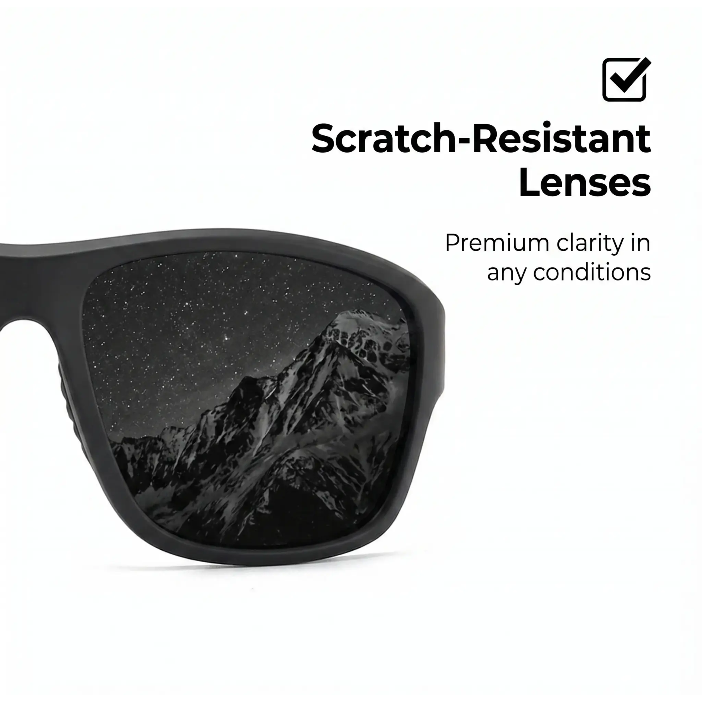 Polarised Sports Sunglasses for Outdoor Activities - UV Protection, Neck Strap, view 7