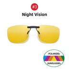 Clip-On Polarized Sunglasses for Glasses - UV400, Square, Lightweight, view 9