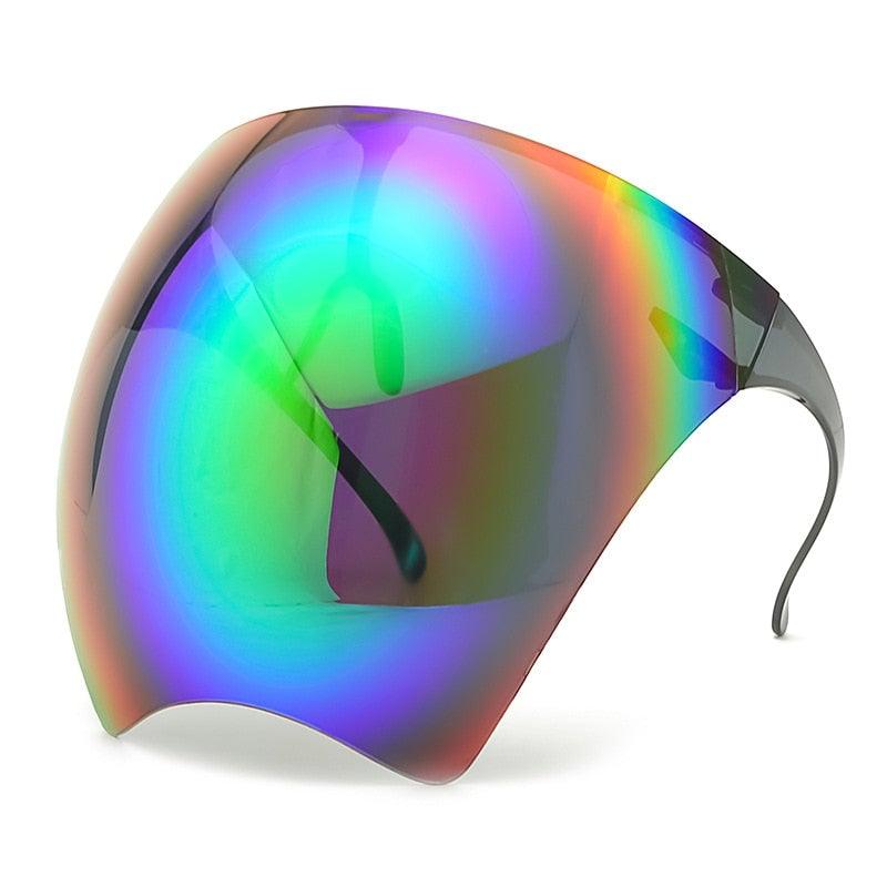 Face Shield Sunglasses for Outdoor Use - UV400, Polycarbonate, 155mm Wide, view 11