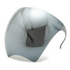 Face Shield Sunglasses for Outdoor Use - UV400, Polycarbonate, 155mm Wide, view 2