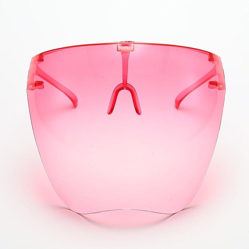 Face Shield Sunglasses for Outdoor Use - UV400, Polycarbonate, 155mm Wide, view 3