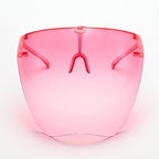 Face Shield Sunglasses for Outdoor Use - UV400, Polycarbonate, 155mm Wide, view 3