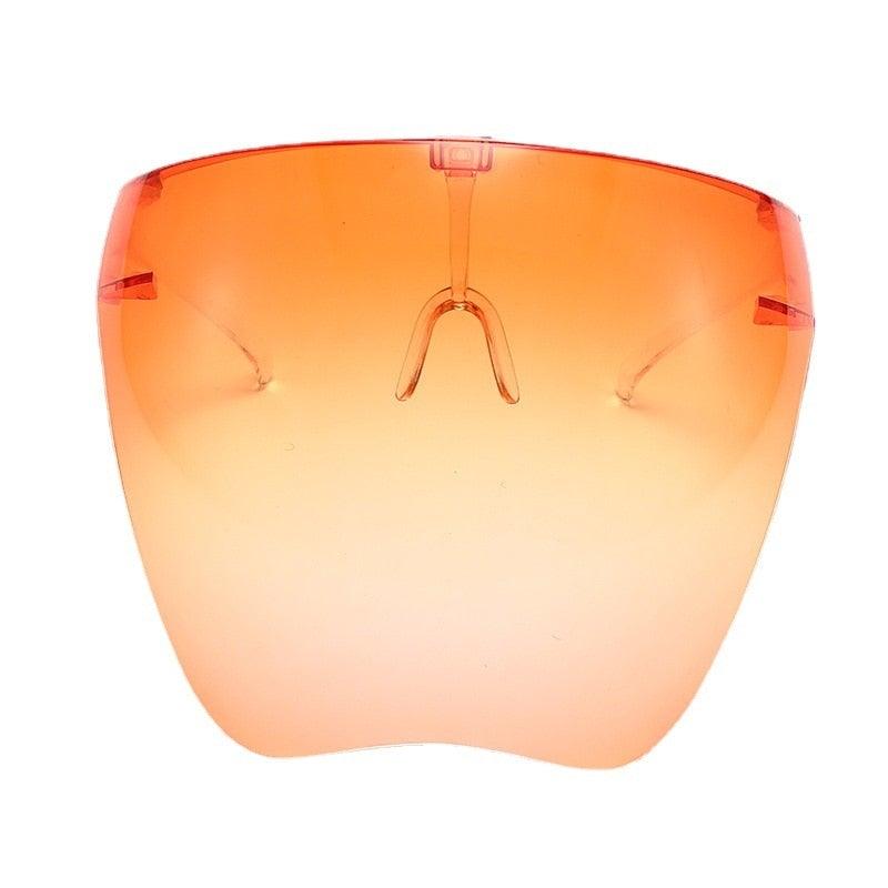 Face Shield Sunglasses for Outdoor Use - UV400, Polycarbonate, 155mm Wide, view 7