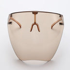 Face Shield Sunglasses for Outdoor Use - UV400, Polycarbonate, 155mm Wide