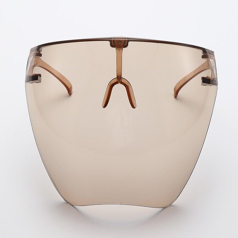 Face Shield Sunglasses for Outdoor Use - UV400, Polycarbonate, 155mm Wide