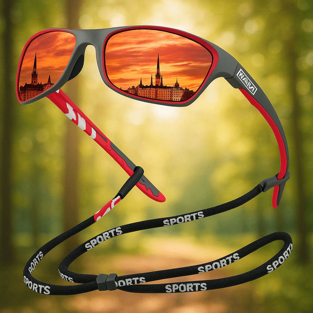 Polarised Sport Sunglasses for Outdoor and Everyday - UV400, 25g Lightweight, view 2