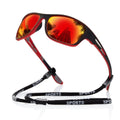 Polarised Sport Sunglasses for Outdoor and Everyday - UV400, 25g Lightweight