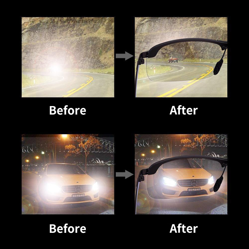 Photochromatic Polarised Sunglasses for Outdoor Use - Metal Frame, TAC Lens, view 5