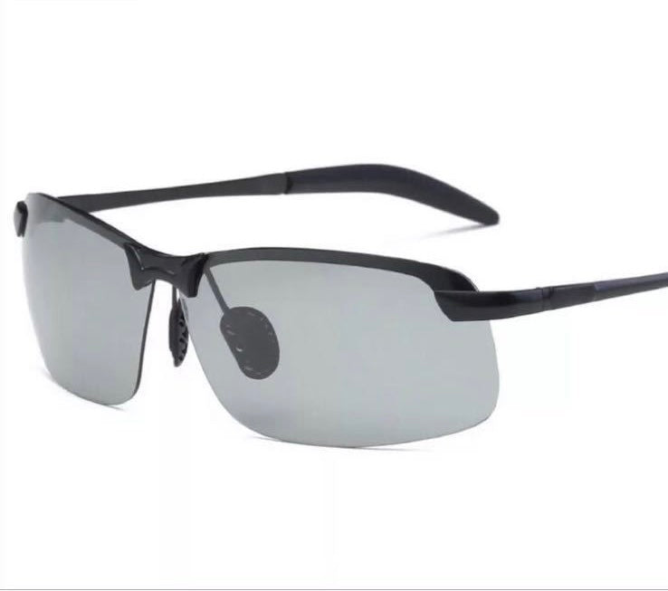 Photochromatic Polarised Sunglasses for Outdoor Use - Metal Frame, TAC Lens