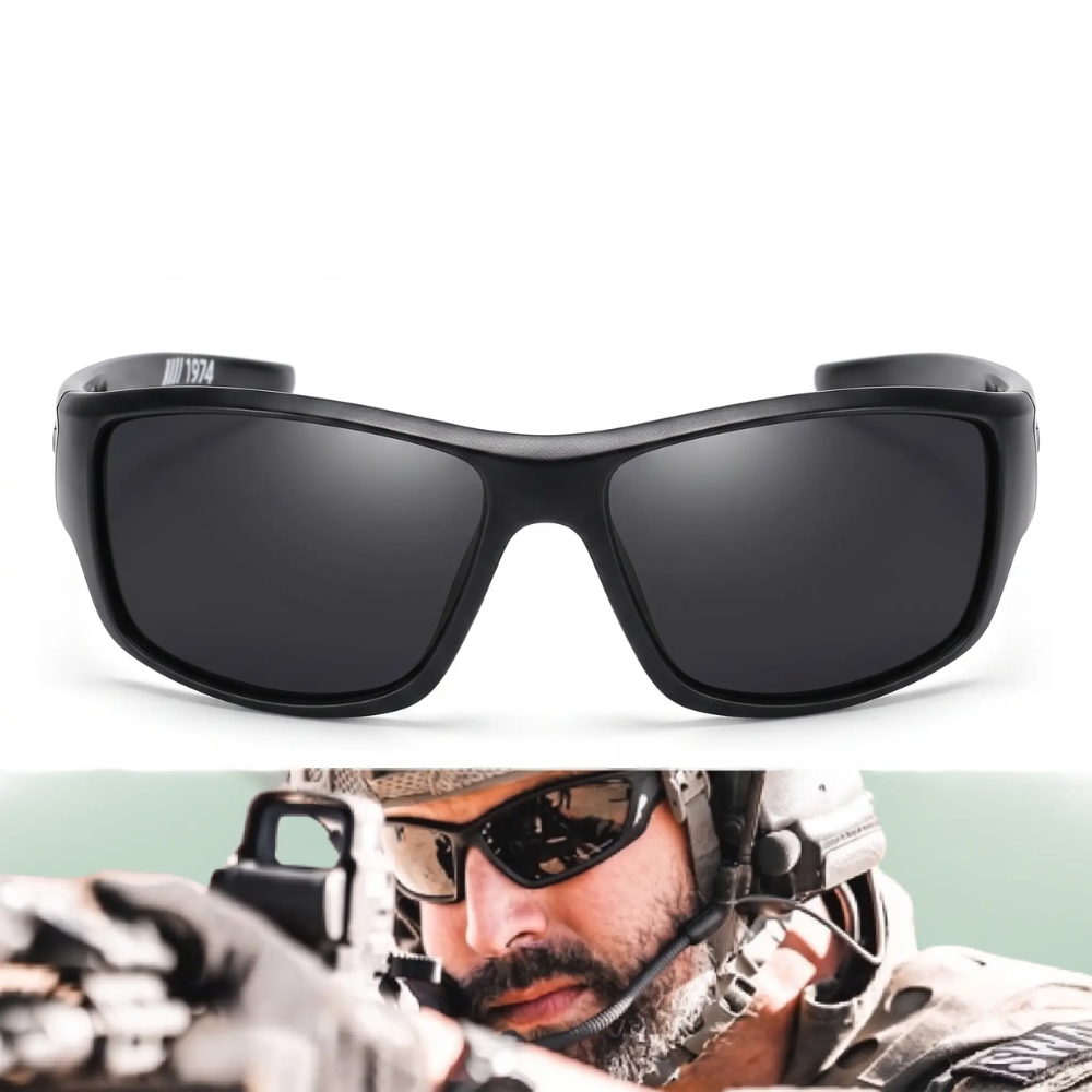 Polarized Military Sunglasses for Outdoor Fishing - UV400, Water Resistant, view 10