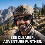 Polarized Military Sunglasses for Outdoor Fishing - UV400, Water Resistant, view 4