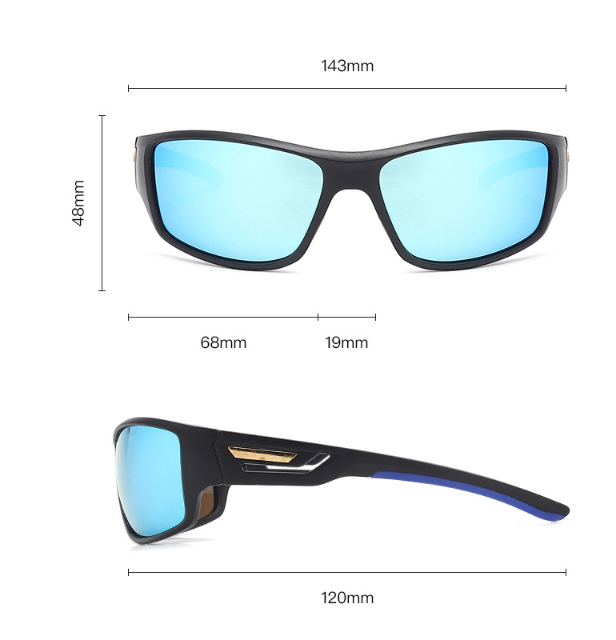 Polarized Military Sunglasses with UV400 Protection - Lightweight, view 16